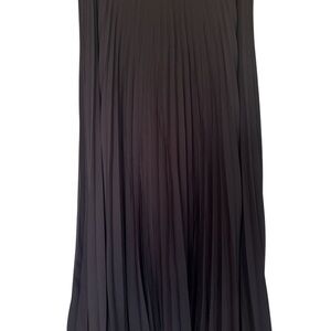 Sage Harbor full circle pleated black skirt